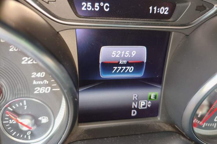 Used Mercedes-Benz CLA 2018 CLA 200 Style Edition Odometer Close Up