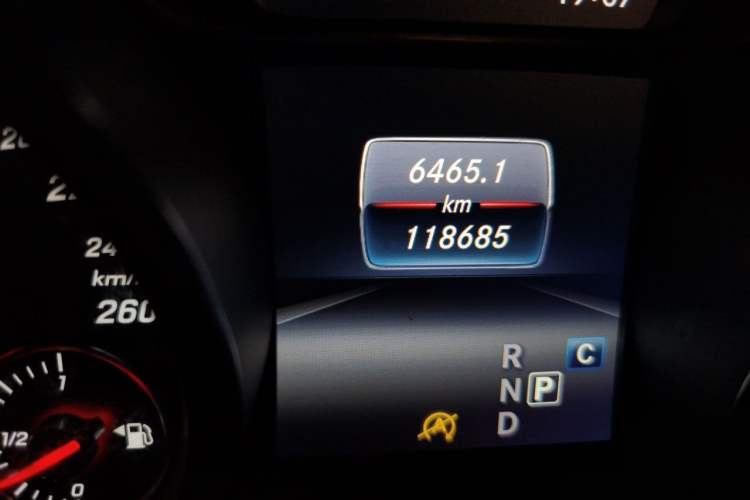 Used Mercedes-Benz CLA 2018 CLA 200 Style Edition Odometer Close Up