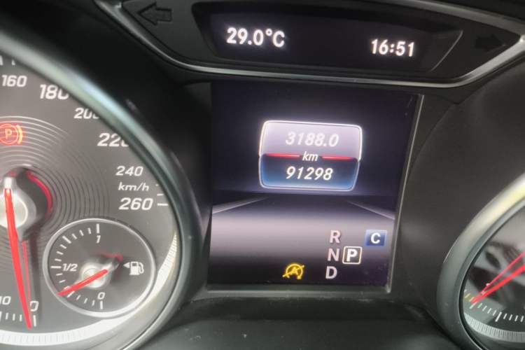 Used Mercedes-Benz CLA 2018 CLA 200 Sport Edition Odometer Close Up
