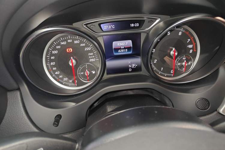 Used Mercedes-Benz CLA 2018 CLA 220 4MATIC Odometer Close Up