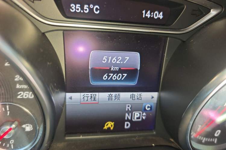 Used Mercedes-Benz CLA 2018 CLA 200 Style Edition Odometer Close Up