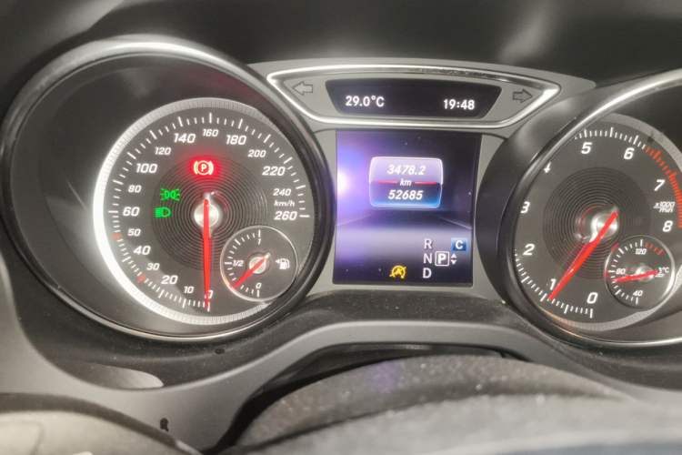 Used Mercedes-Benz CLA 2018 CLA 200 Sport Edition Odometer Close Up