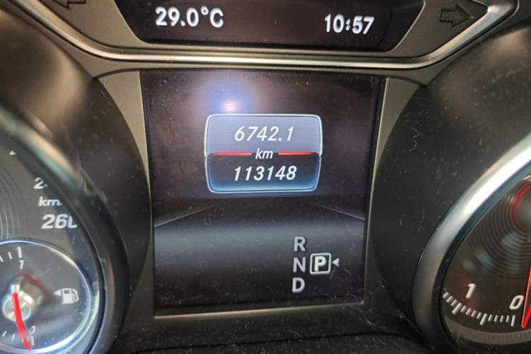 Used Mercedes-Benz CLA 2018 CLA 200 Style Edition Odometer Close Up