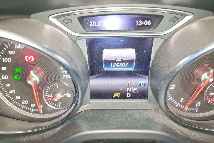 Used Mercedes-Benz CLA 2018 CLA 200 Sport Edition Odometer Close Up