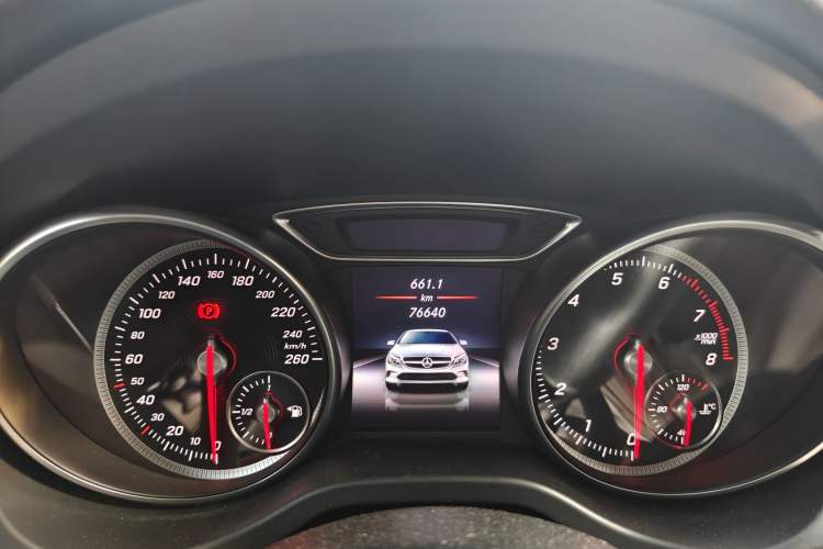 Used Mercedes-Benz CLA 2018 CLA 200 Sport Edition Odometer Close Up