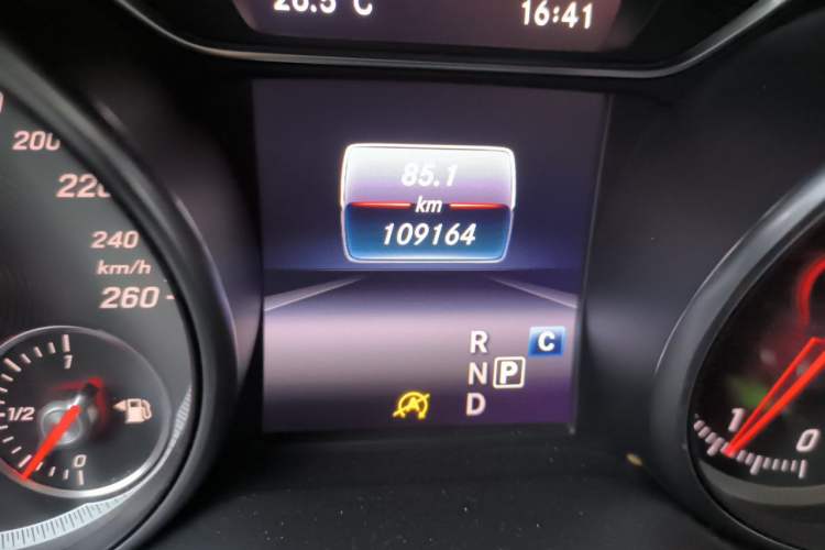 Used Mercedes-Benz CLA 2018 CLA 200 Sport Edition Odometer Close Up