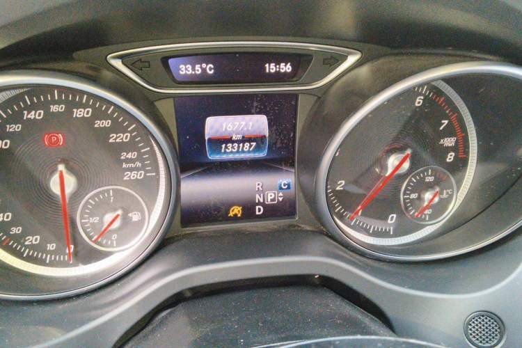 Used Mercedes-Benz CLA 2018 CLA 200 Style Edition Odometer Close Up
