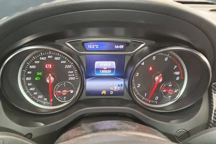 Used Mercedes-Benz CLA 2018 CLA 200 Sport Edition Odometer Close Up