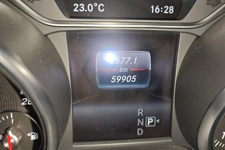Used Mercedes-Benz CLA 2018 CLA 220 4MATIC Odometer Close Up