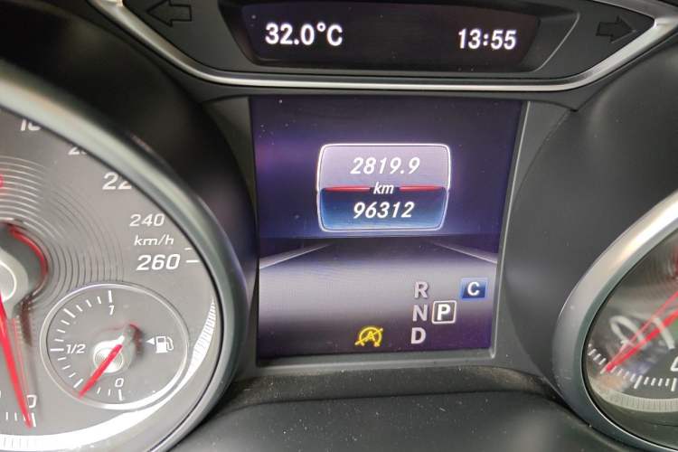 Used Mercedes-Benz CLA 2018 CLA 200 Sport Edition Odometer Close Up