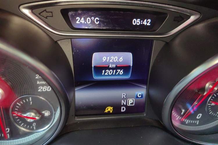 Used Mercedes-Benz CLA 2019 CLA 200 Sport Edition Odometer Close Up