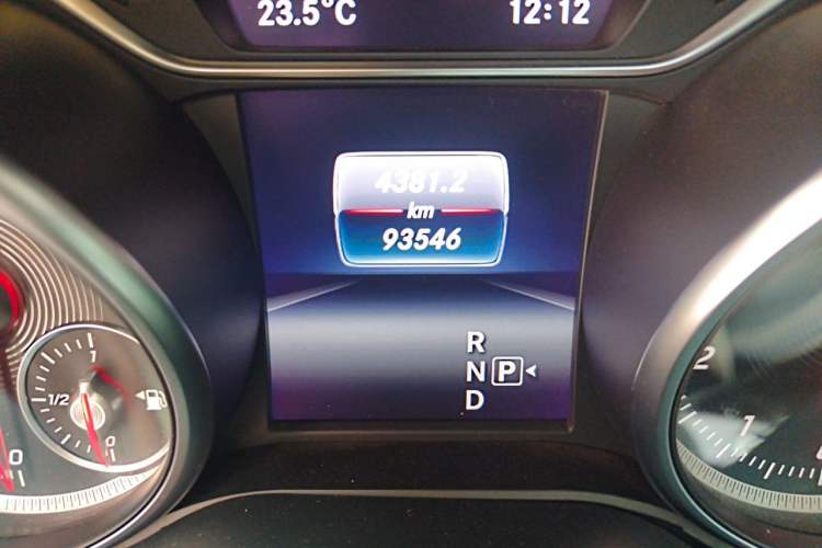 Used Mercedes-Benz CLA 2019 CLA 200 Night Edition Odometer Close Up