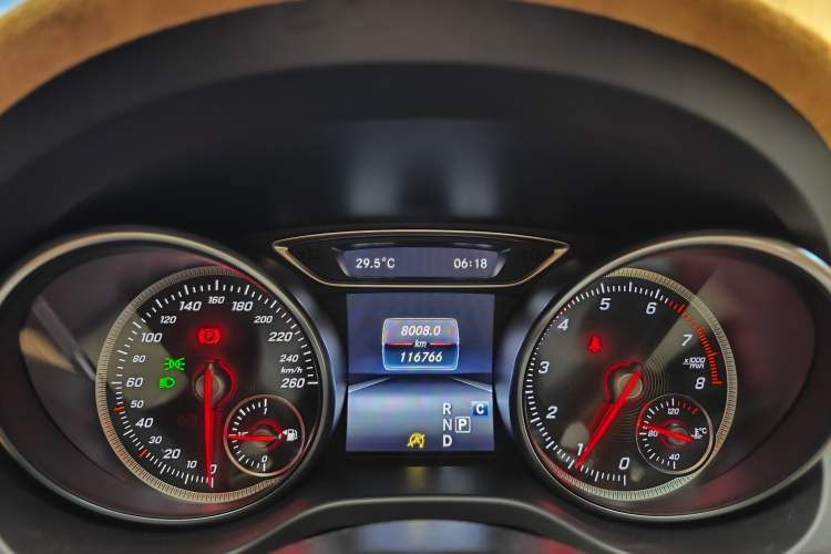Used Mercedes-Benz CLA 2019 CLA 220 4MATIC Odometer Close Up