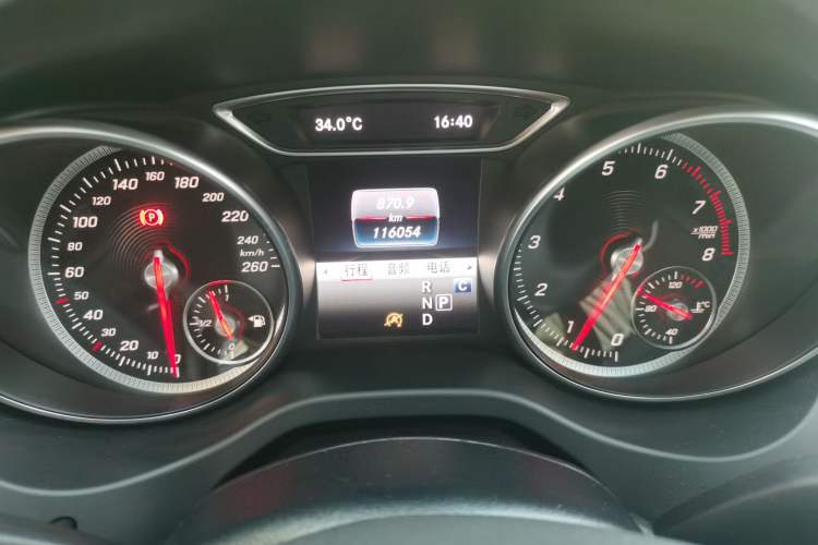 Used Mercedes-Benz CLA 2019 CLA 200 Sport Edition Odometer Close Up