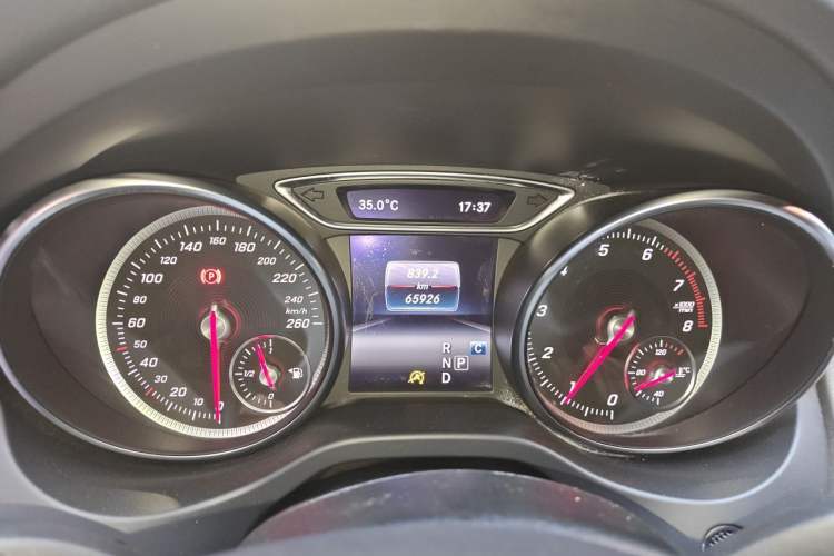 Used Mercedes-Benz CLA 2019 CLA 200 Sport Edition Odometer Close Up