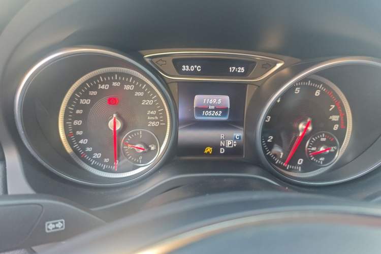 Used Mercedes-Benz CLA 2019 CLA 200 Sport Edition Odometer Close Up