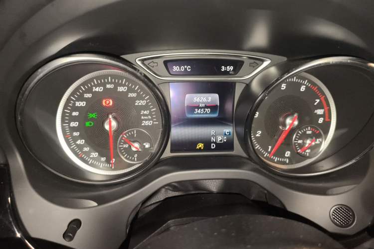 Used Mercedes-Benz CLA 2019 CLA 200 Sport Edition Odometer Close Up