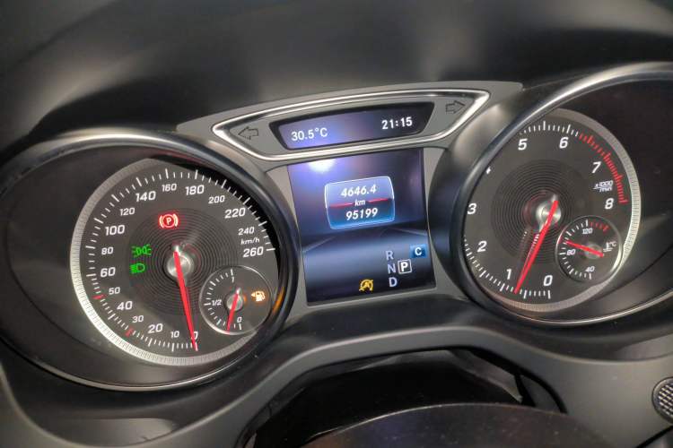 Used Mercedes-Benz CLA 2019 CLA 200 Sport Edition Odometer Close Up