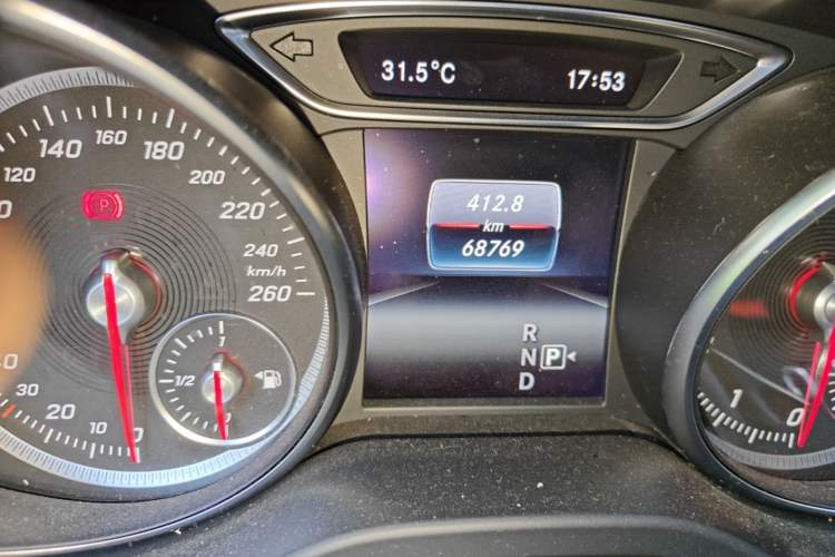 Used Mercedes-Benz CLA 2019 CLA 200 Sport Edition Odometer Close Up