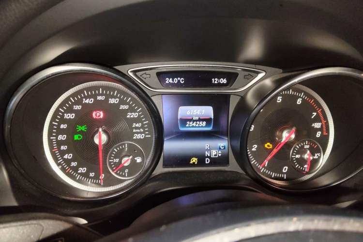 Used Mercedes-Benz CLA 2019 CLA 200 Sport Edition Odometer Close Up