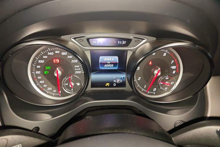Used Mercedes-Benz CLA 2019 CLA 200 Sport Edition Odometer Close Up