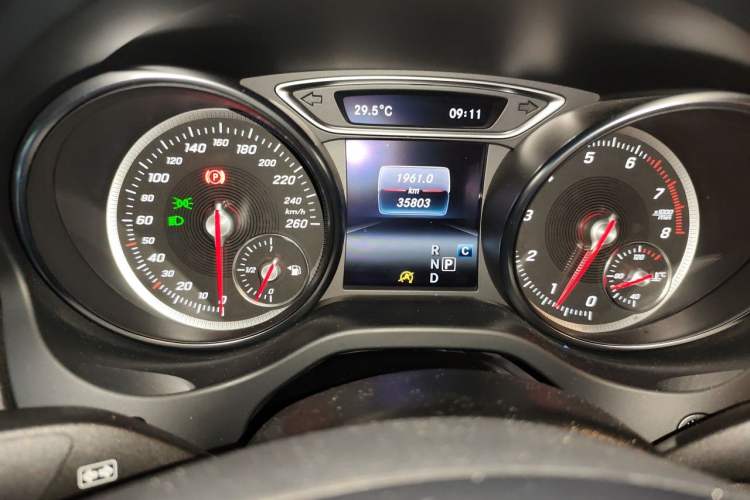 Used Mercedes-Benz CLA 2019 CLA 200 Sport Edition Odometer Close Up