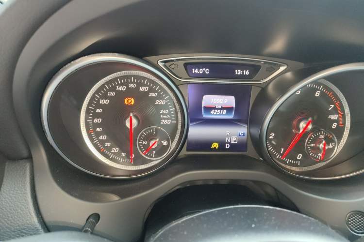 Used Mercedes-Benz CLA 2019 CLA 200 Sport Edition Odometer Close Up