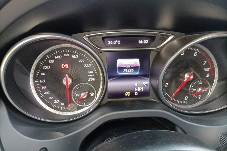Used Mercedes-Benz CLA 2019 CLA 200 Sport Edition Odometer Close Up