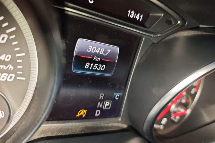 Used Mercedes-Benz CLA 2019 CLA 200 Sport Edition Odometer Close Up