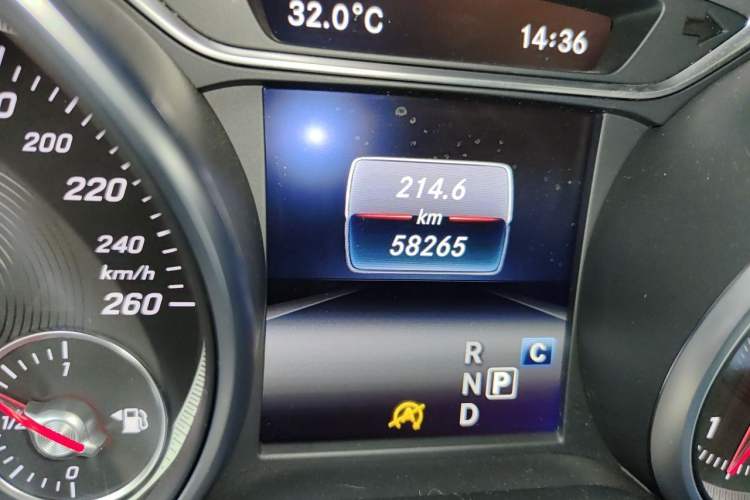 Used Mercedes-Benz CLA 2019 CLA 200 Sport Edition Odometer Close Up
