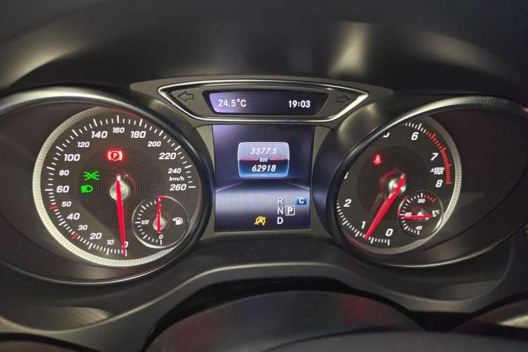 Used Mercedes-Benz CLA 2019 CLA 200 Sport Edition Odometer Close Up