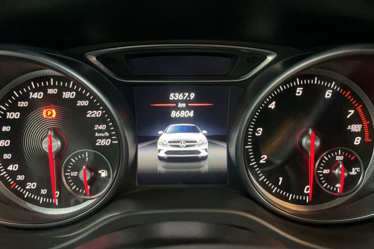 Used Mercedes-Benz CLA 2019 CLA 200 Sport Edition Odometer Close Up