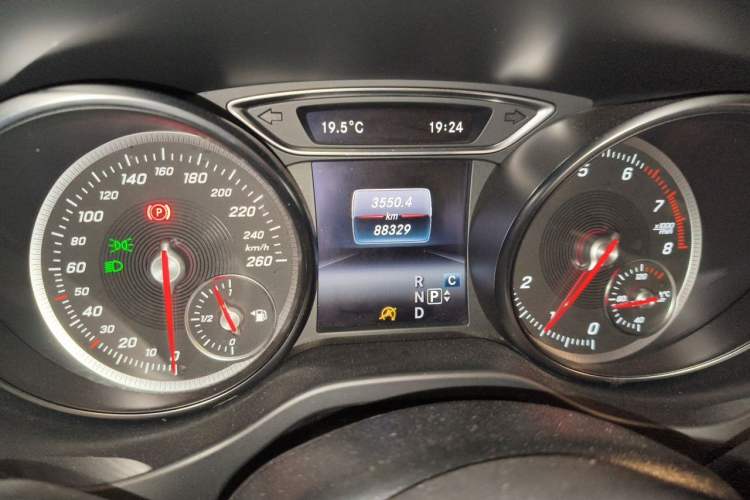 Used Mercedes-Benz CLA 2019 CLA 200 Sport Edition Odometer Close Up