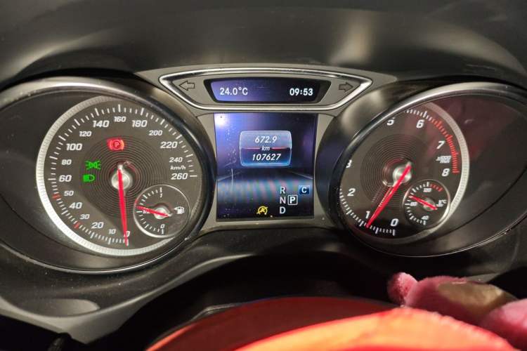 Used Mercedes-Benz CLA 2019 CLA 200 Sport Edition Odometer Close Up