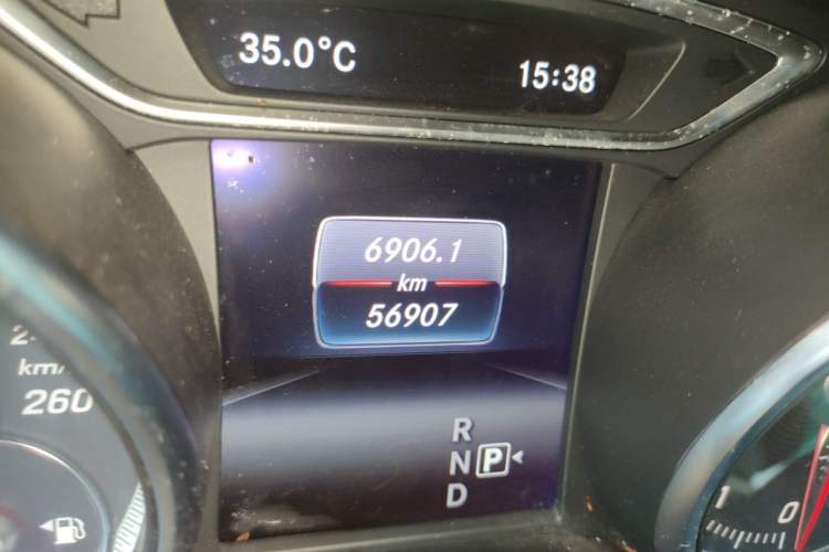 Used Mercedes-Benz CLA 2019 CLA 200 Sport Edition Odometer Close Up