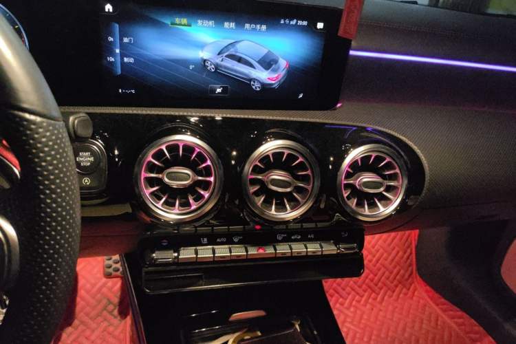 Used Mercedes-Benz CLA 2020 CLA 200 Audio And AC Panel