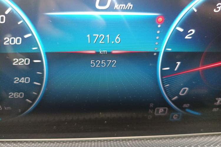 Used Mercedes-Benz CLA 2020 CLA 200 Odometer Close Up