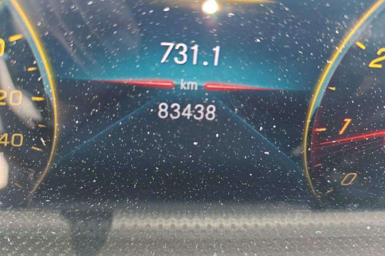 Used Mercedes-Benz CLA 2020 CLA 200 Odometer Close Up
