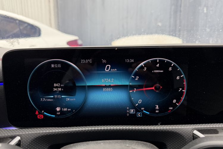 Used Mercedes-Benz CLA 2020 CLA 200 Odometer Close Up