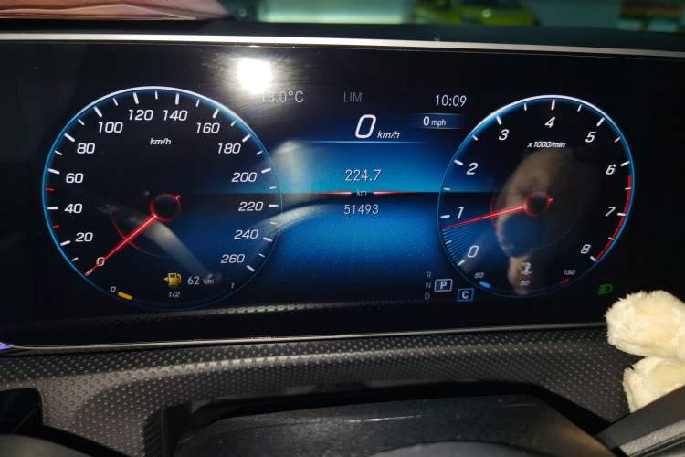 Used Mercedes-Benz CLA 2020 CLA 200 Odometer Close Up