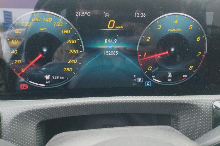 Used Mercedes-Benz CLA 2020 CLA 200 Odometer Close Up