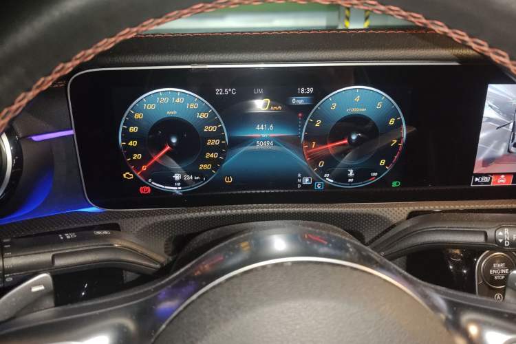 Used Mercedes-Benz CLA 2020 CLA 200 Odometer Close Up
