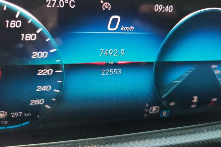 Used Mercedes-Benz CLA 2020 CLA 200 Odometer Close Up