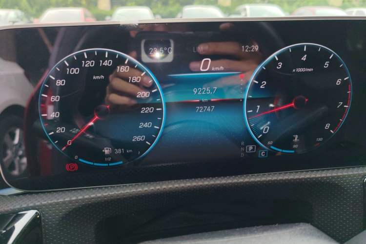 Used Mercedes-Benz CLA 2020 CLA 200 Odometer Close Up