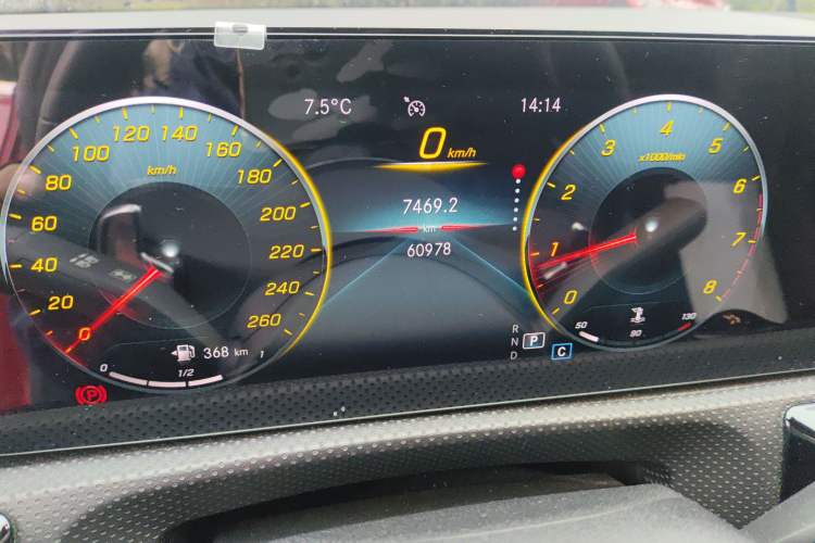 Used Mercedes-Benz CLA 2020 CLA 200 Odometer Close Up