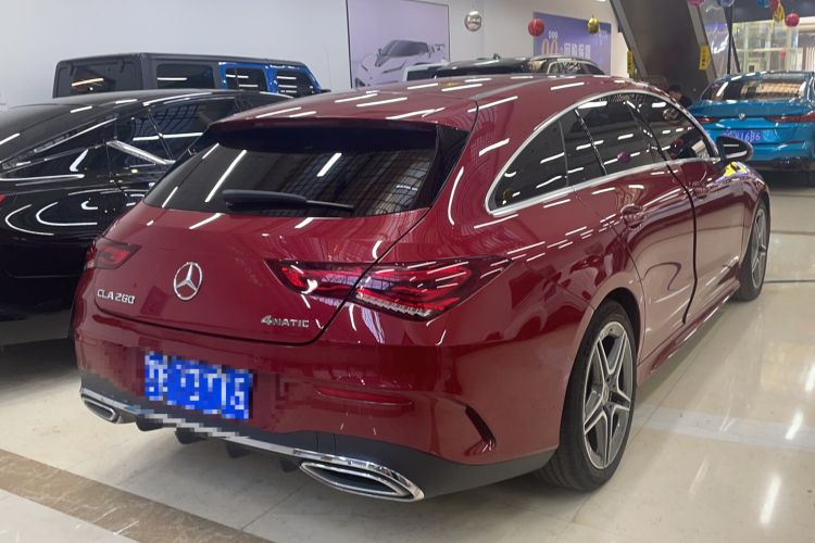 Used Mercedes-Benz CLA 2020 CLA 200 Shooting Brake Rear Right 45 Deg