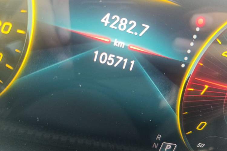 Used Mercedes-Benz CLA 2020 CLA 200 Odometer Close Up