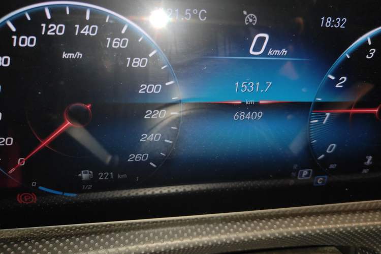 Used Mercedes-Benz CLA 2020 CLA 200 Shooting Brake Odometer Close Up