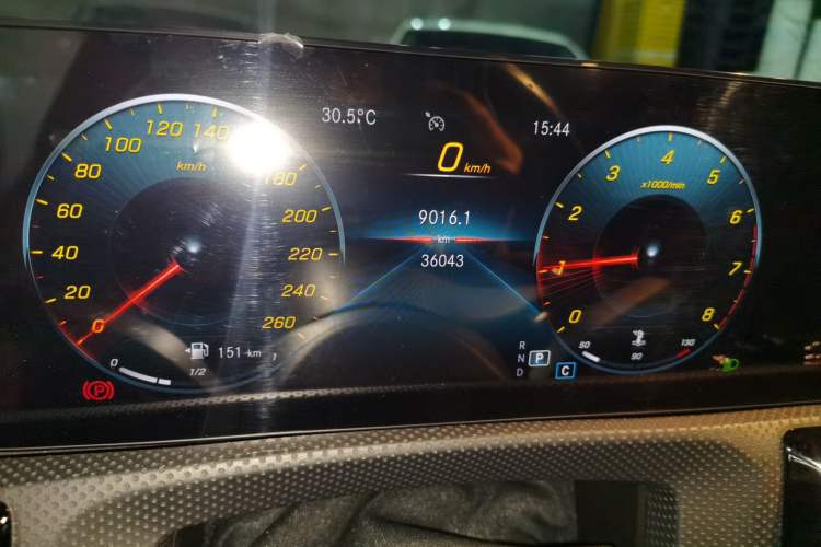 Used Mercedes-Benz CLA 2020 CLA 200 Shooting Brake Odometer Close Up