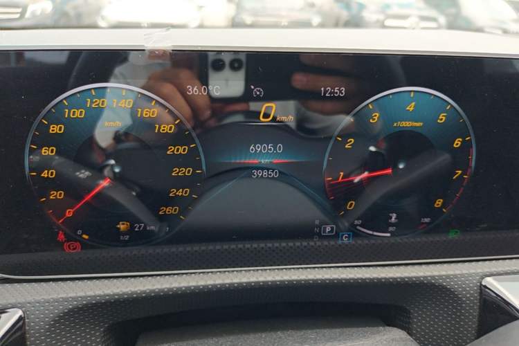 Used Mercedes-Benz CLA 2020 CLA 200 Shooting Brake Odometer Close Up